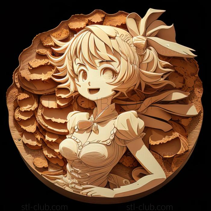 3D model Charlotte Pudding  one Piefrom ANIME (STL)